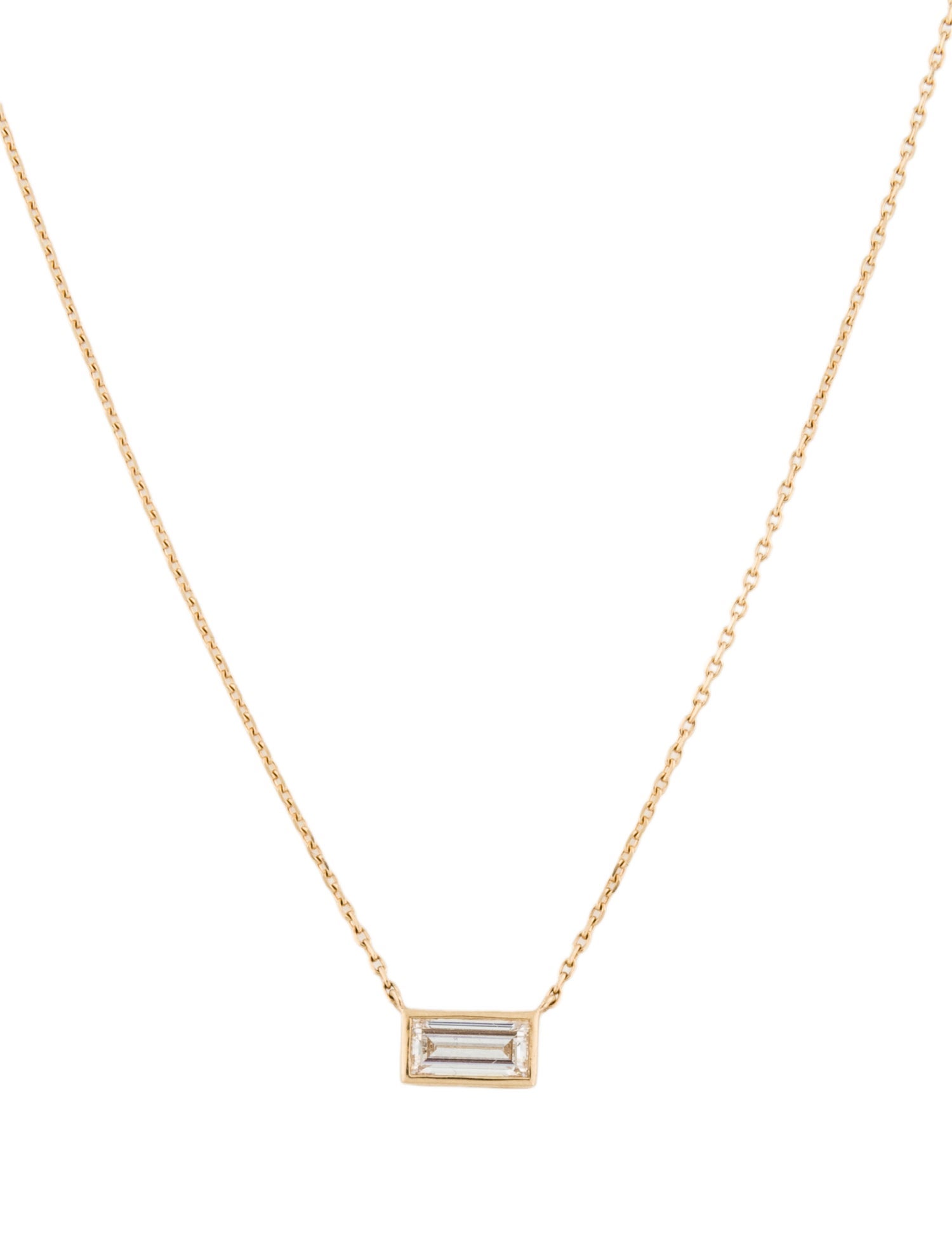 VRAI 14K Lab-Grown Diamond Solitaire Necklace
