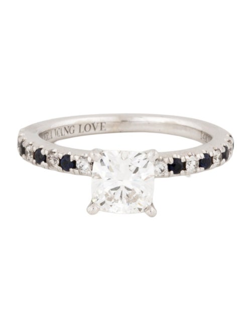 Vera Wang Love 1.05ct Lab-Grown Diamond & Sapphire Engagement Ring