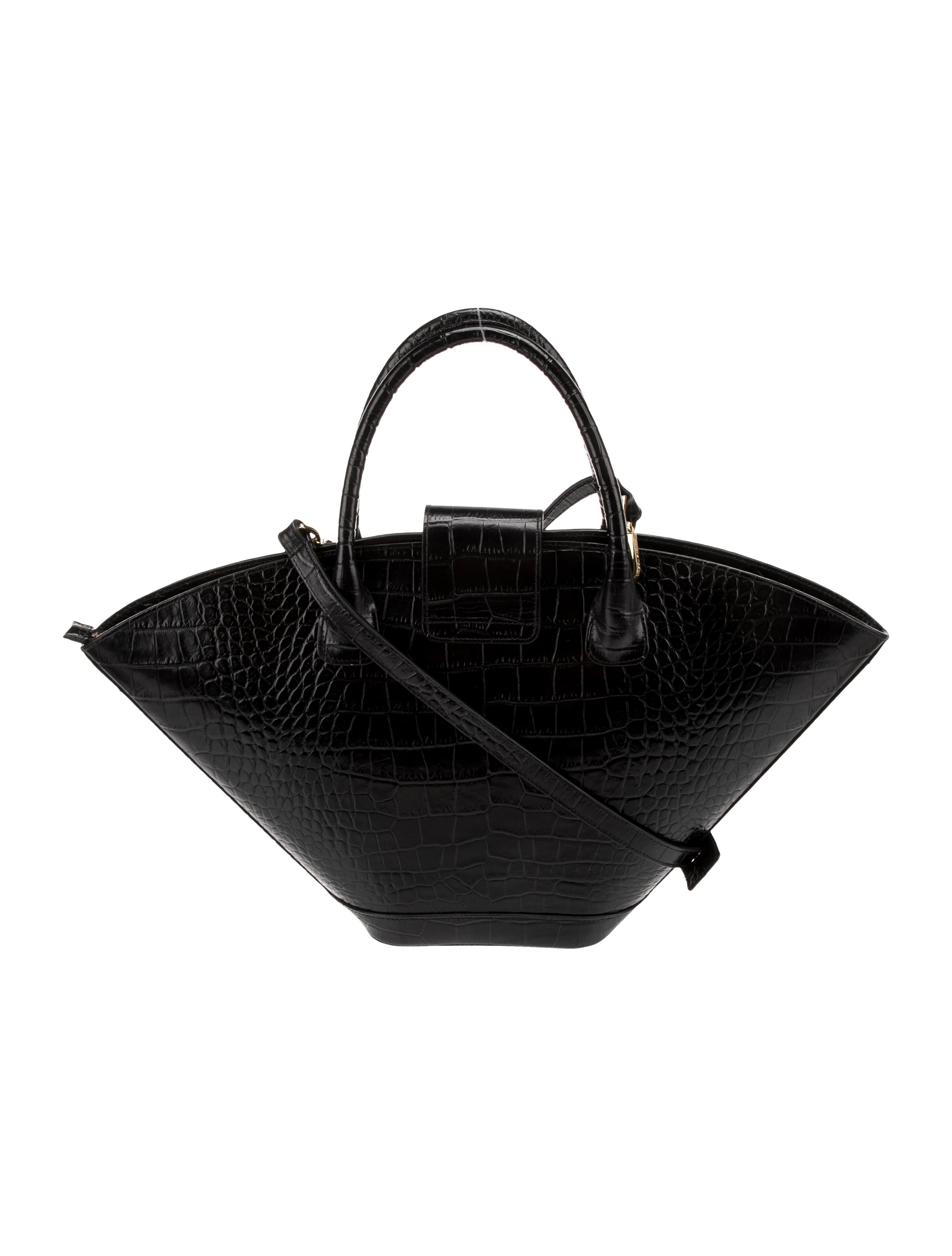 Paris 64 Embossed Leather Top Handle Bag