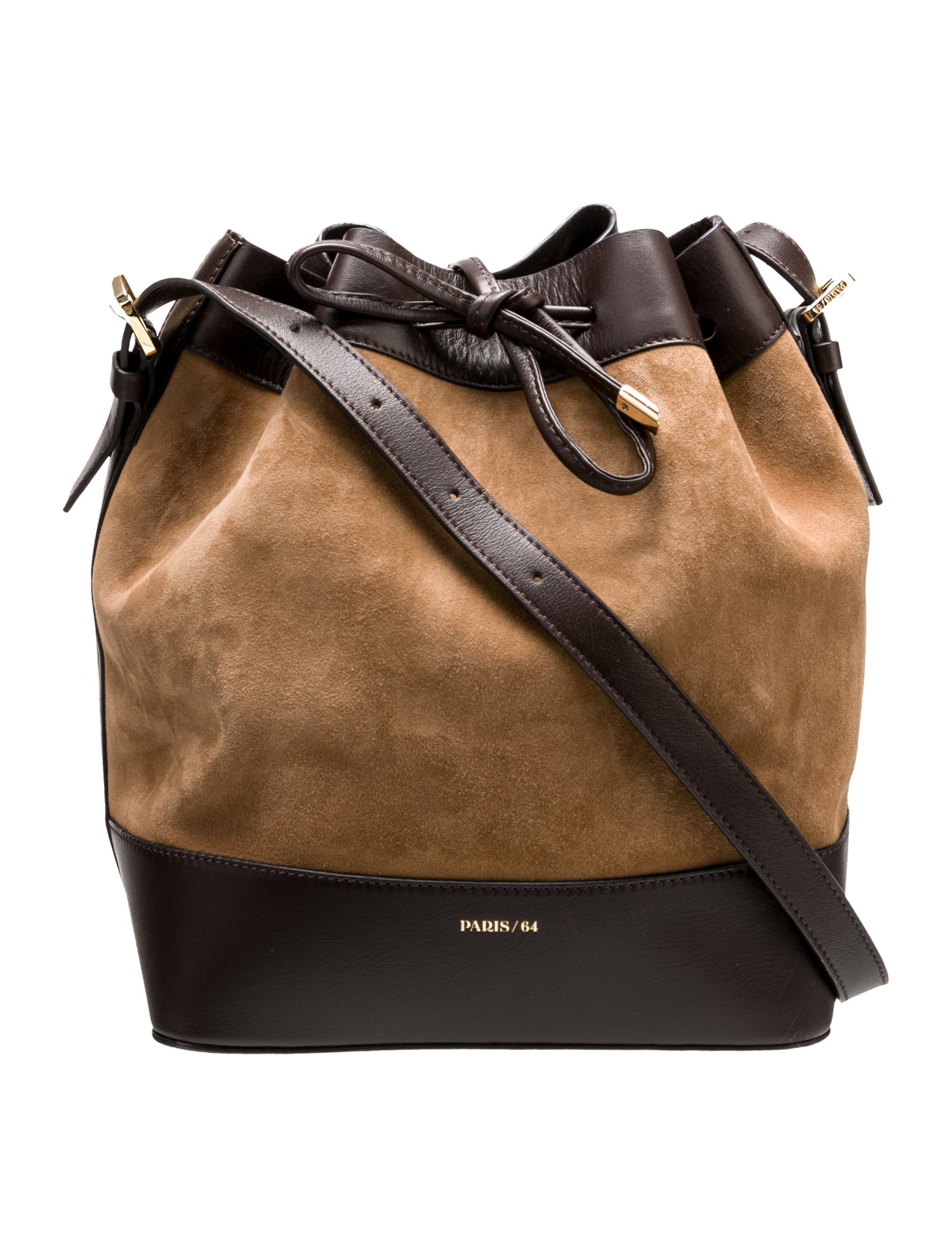 Paris 64 Suede Bucket Bag