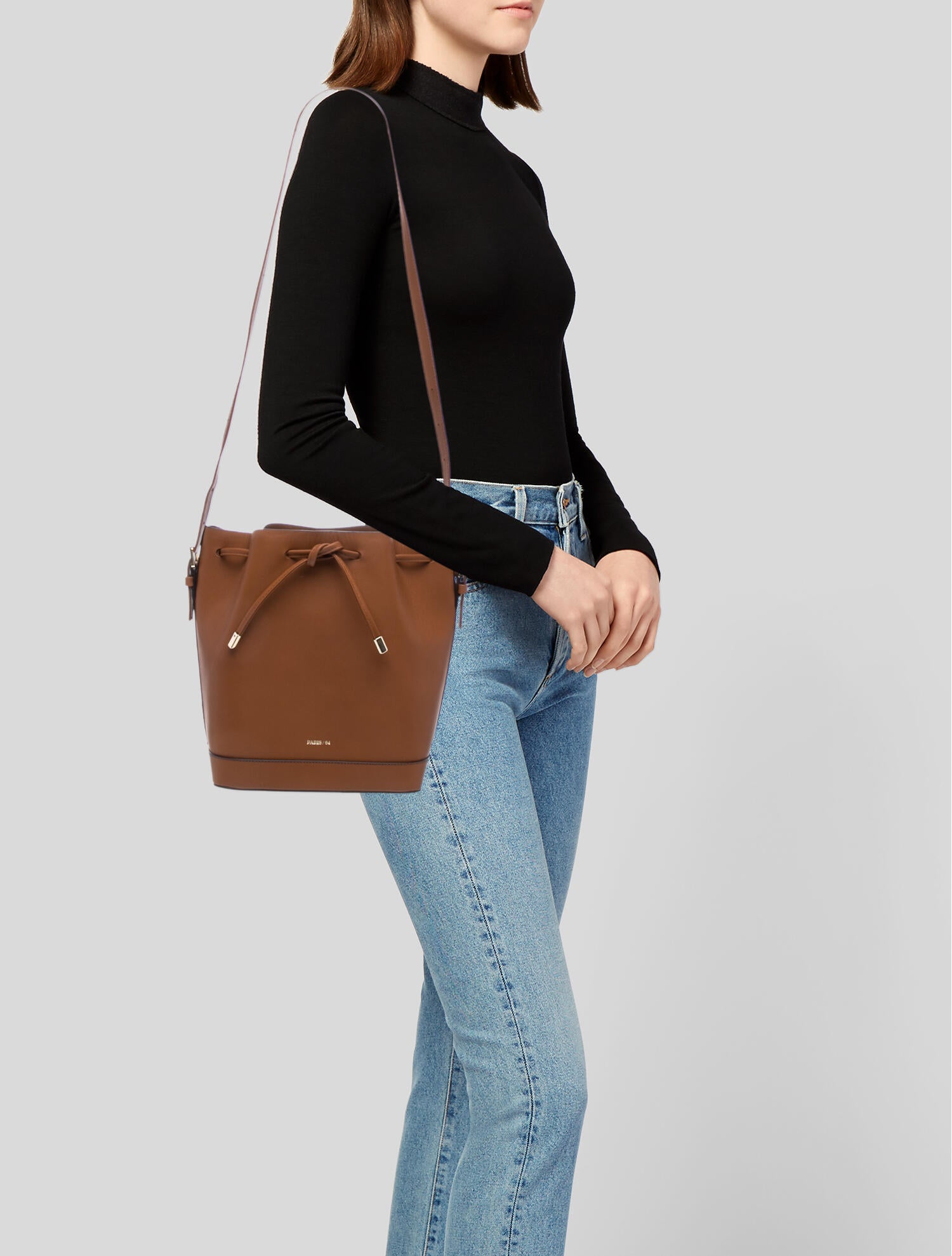 Paris 64 Leather Bucket Bag