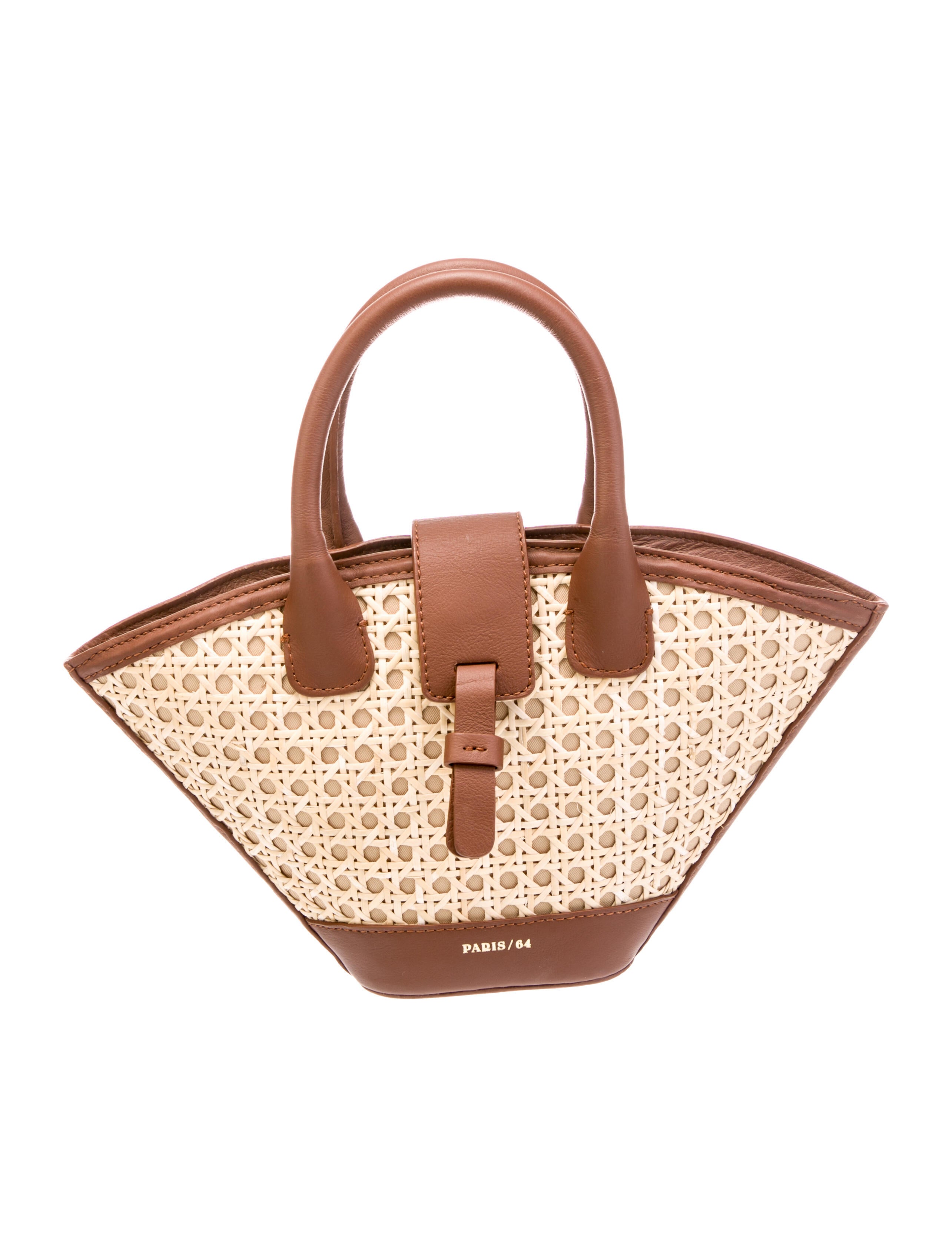 Paris 64 Raffia Top Handle Bag