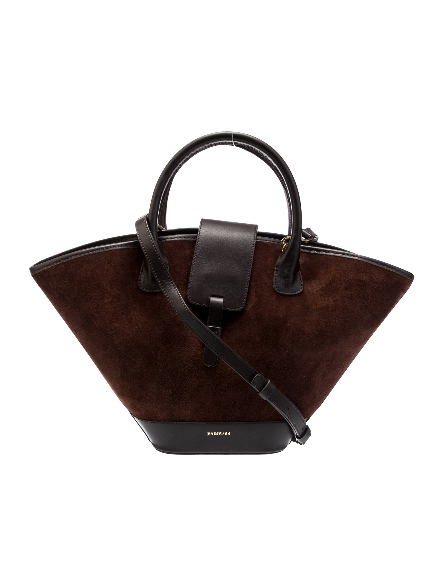 Paris 64 Suede Shoulder Bag
