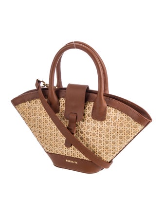 Paris 64 Raffia Top Handle Bag