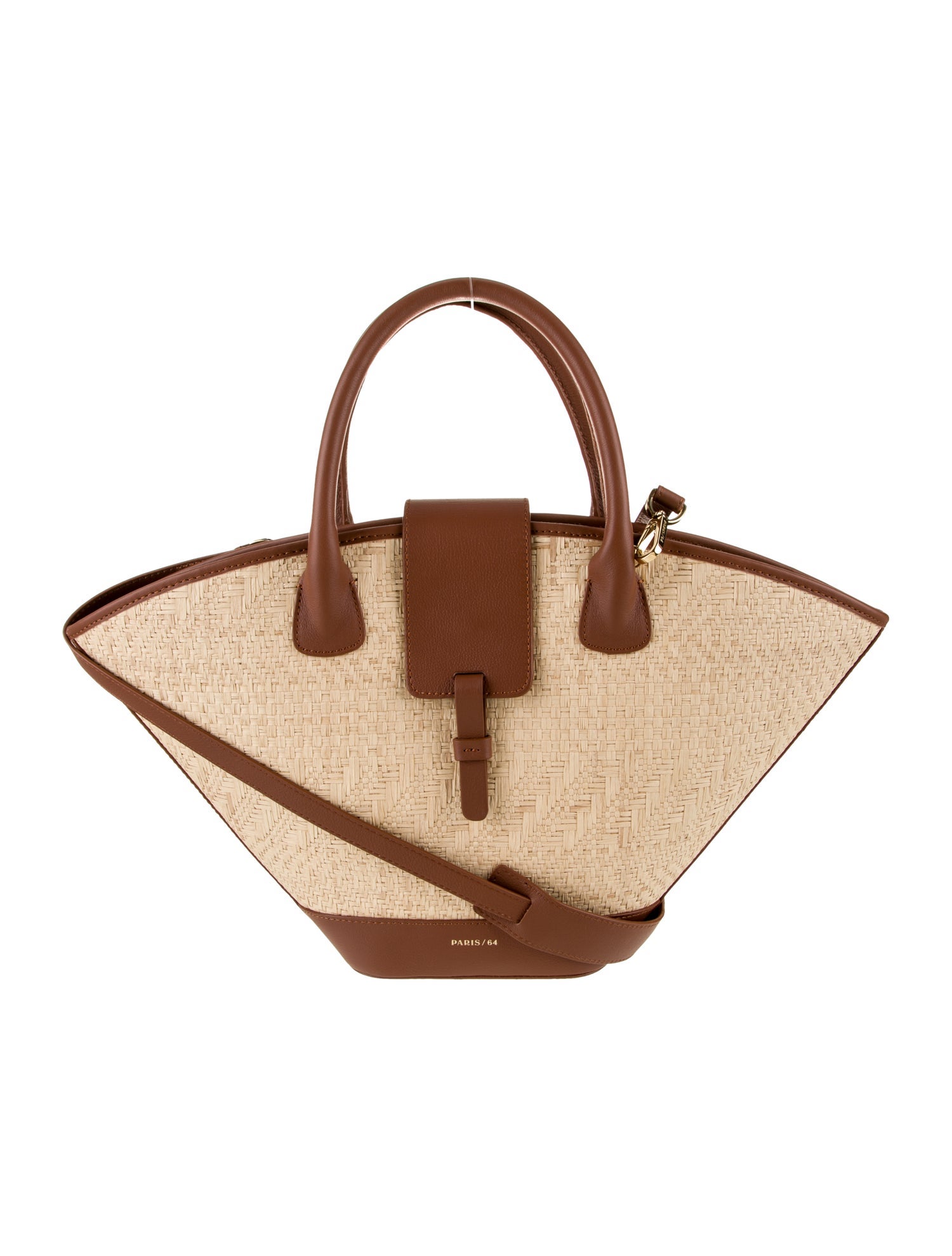 Paris 64 Straw Bucket Bag