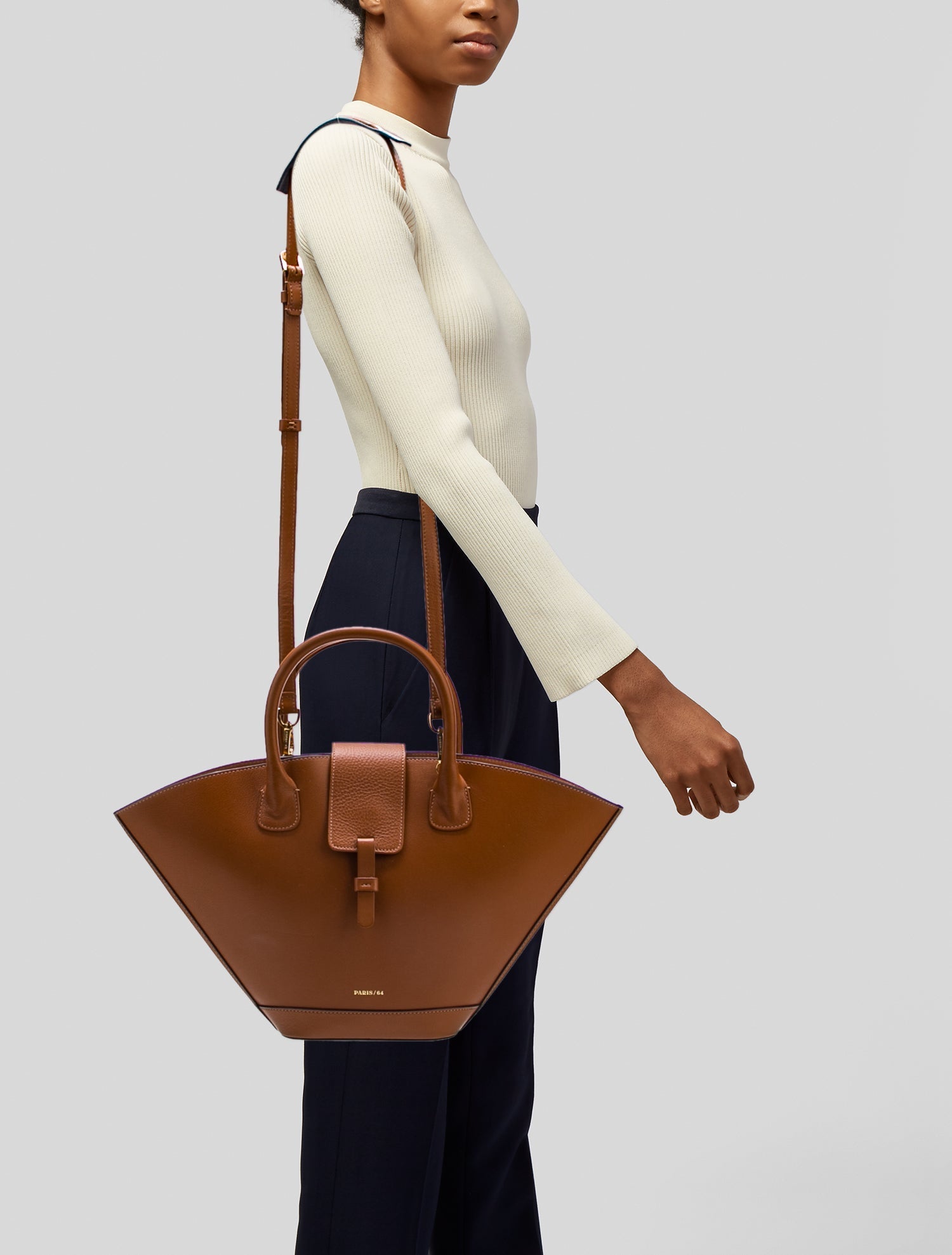 Paris 64 Leather Top Handle Bag