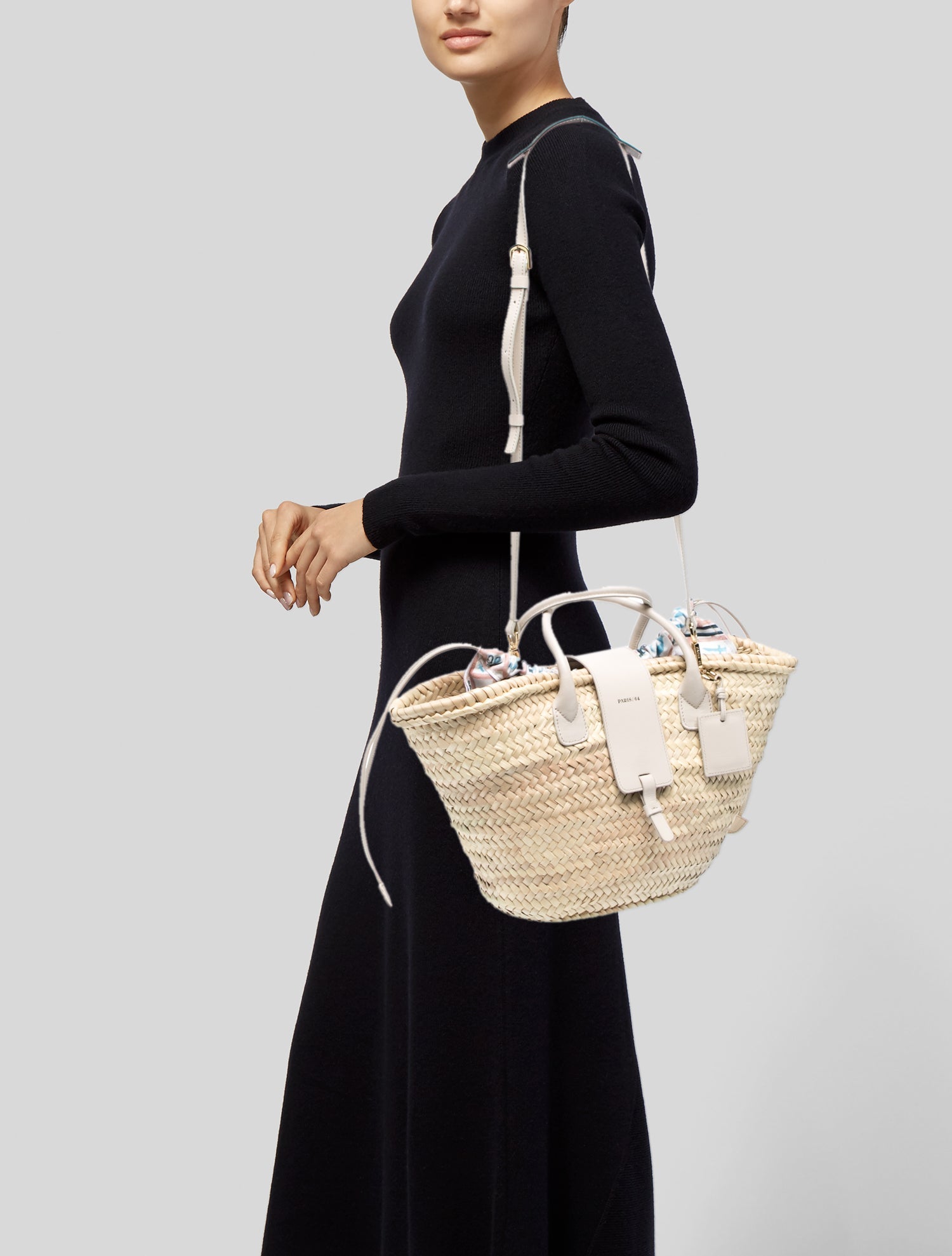 Paris 64 Straw Top Handle Bag