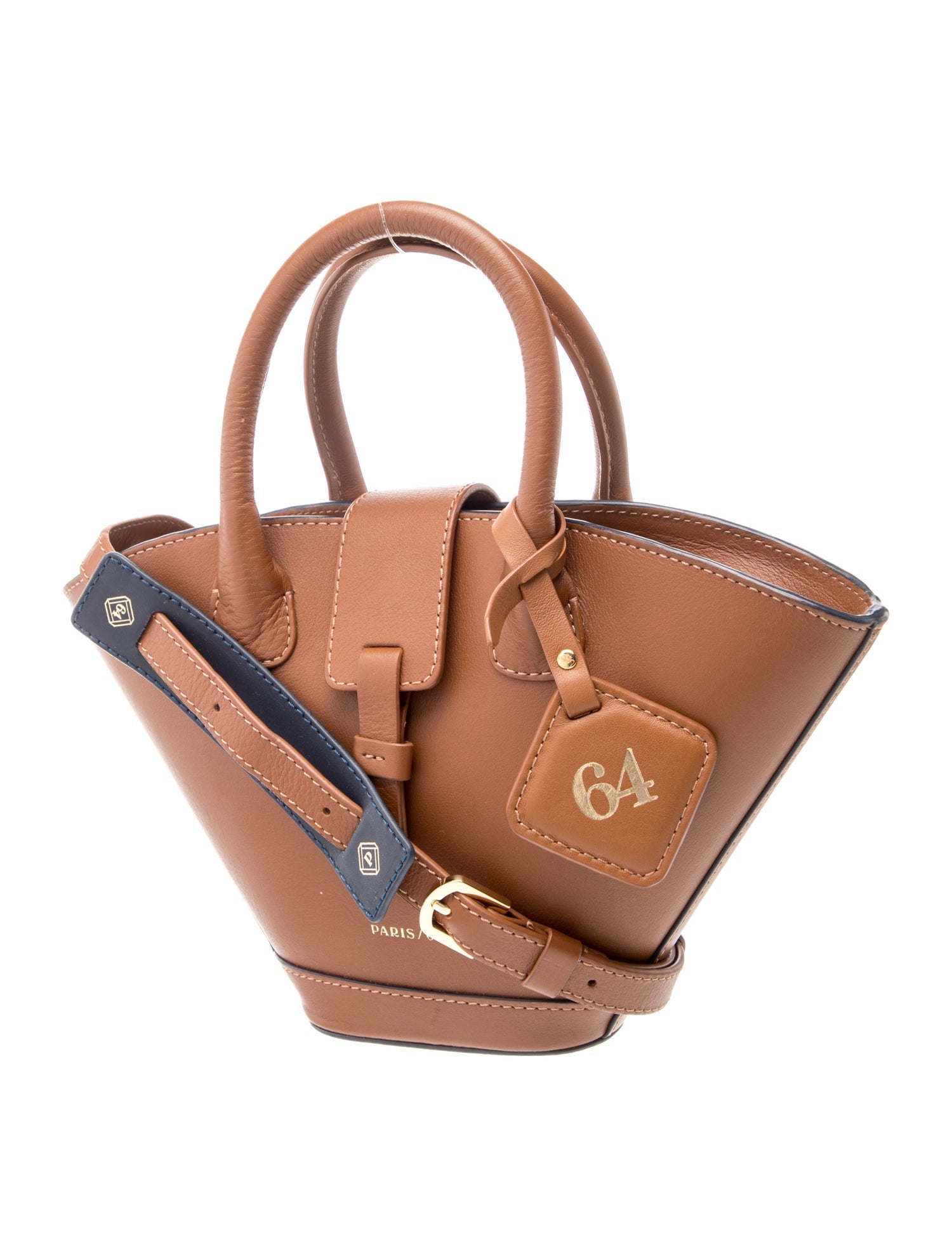Paris 64 Leather Top Handle Bag - Gem