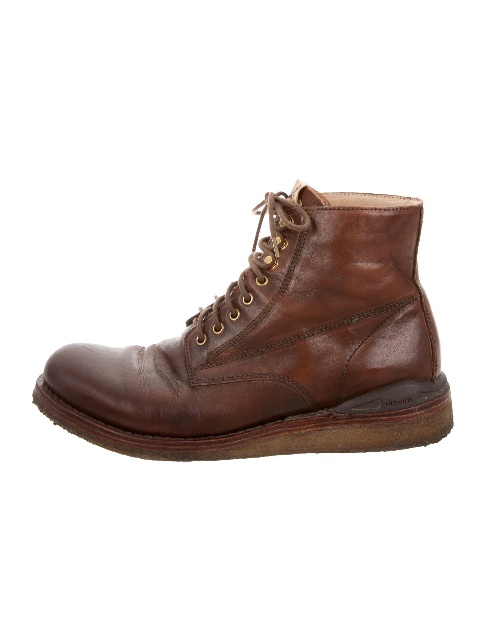 Visvim Leather Combat Boots