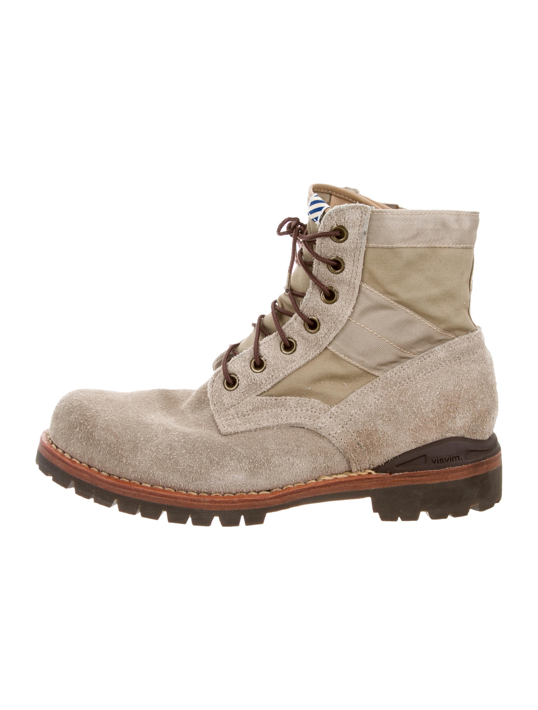 Visvim Suede Combat Boots - Shoes - VSM20266 | The RealReal