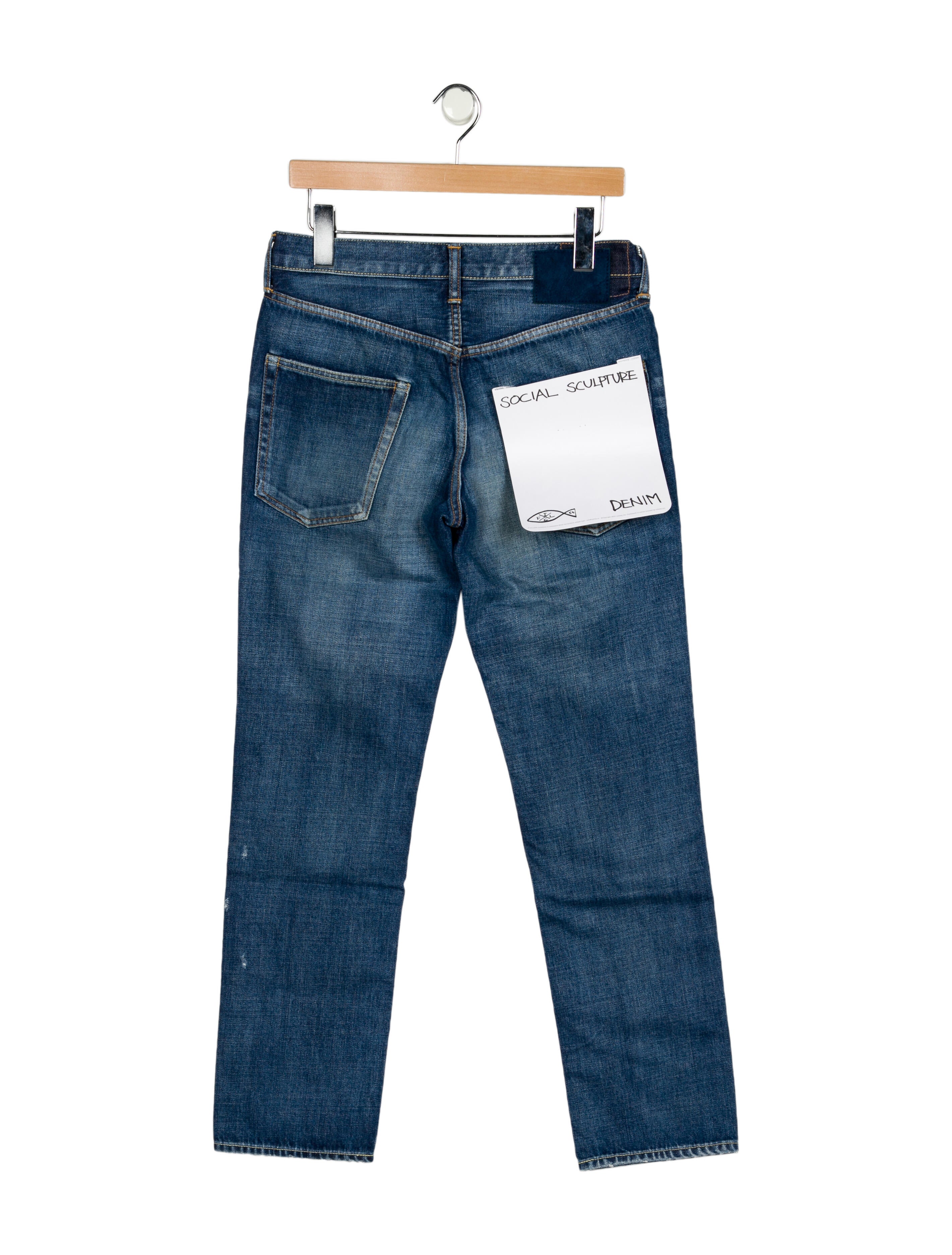 Visvim Skinny Jeans w/ Tags Blue, 10" Rise Jeans, Clothing VSM22771