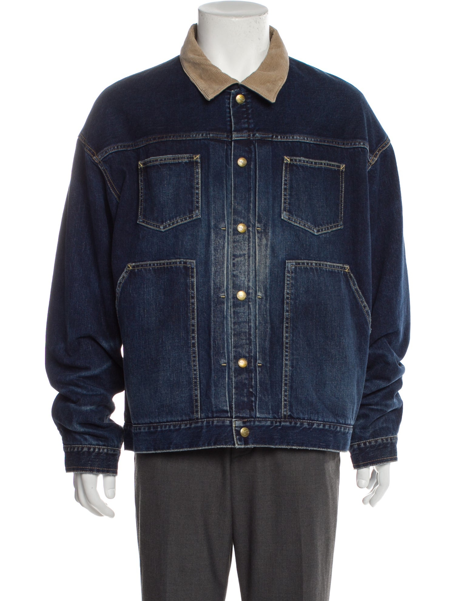 Visvim Ss Waysee Dmgd Denim Jacket - Blue Outerwear