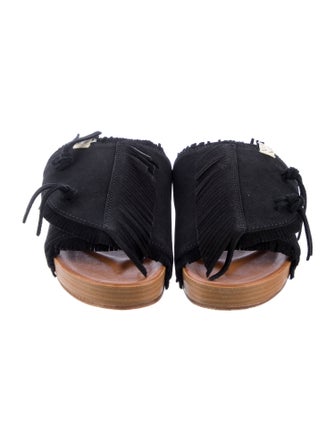 Visvim Suede Tassel Accents Slides