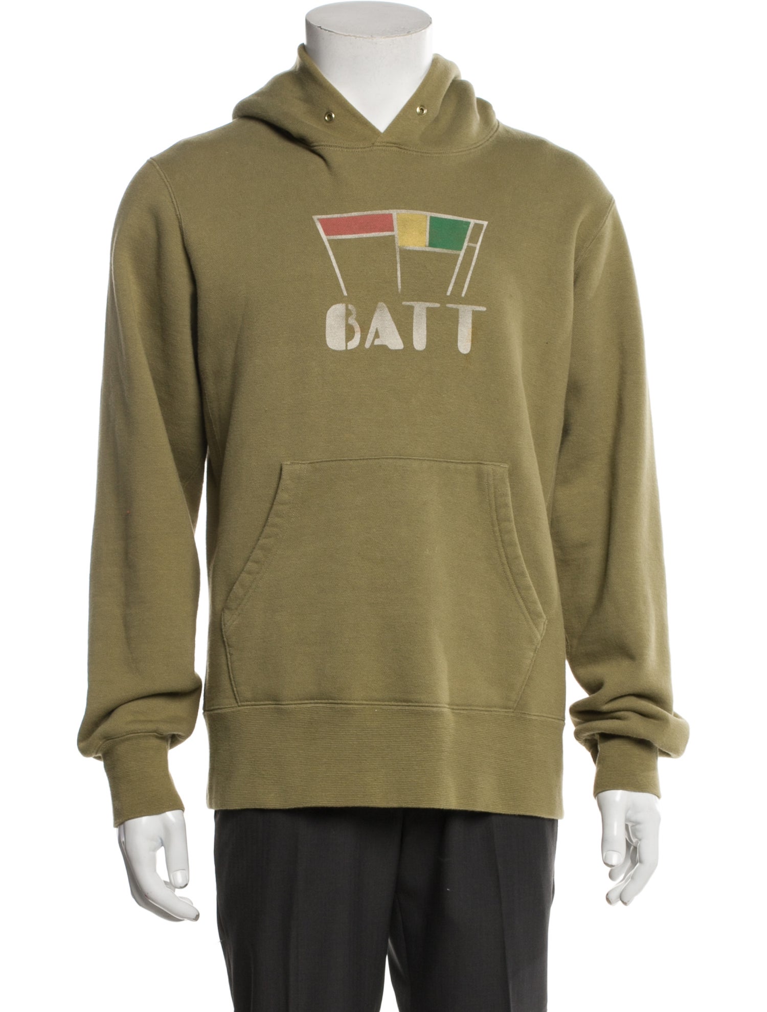 Visvim Stencil 'Battery' Graphic Print Hoodie