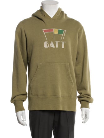 Visvim Stencil 'Battery' Graphic Print Hoodie