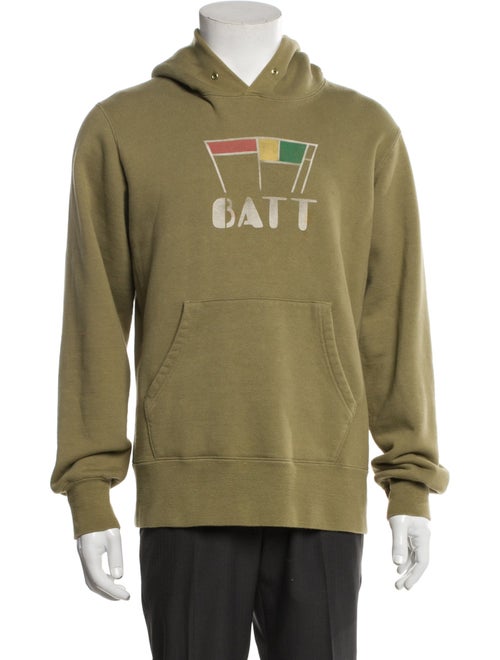 Visvim Stencil 'Battery' Graphic Print Hoodie