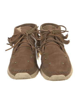 Visvim Suede Beaded Accents Lace-Up Boots