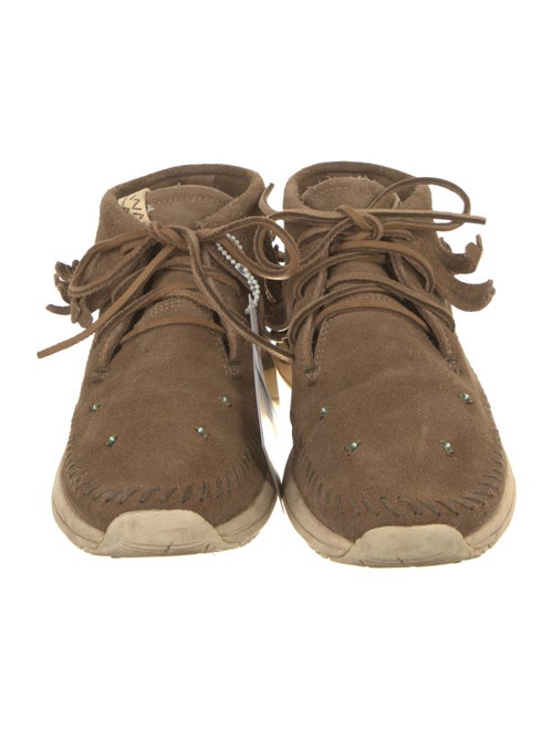 Visvim Suede Beaded Accents Lace-Up Boots