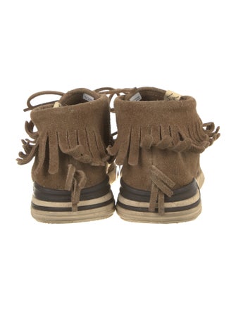 Visvim Suede Beaded Accents Lace-Up Boots