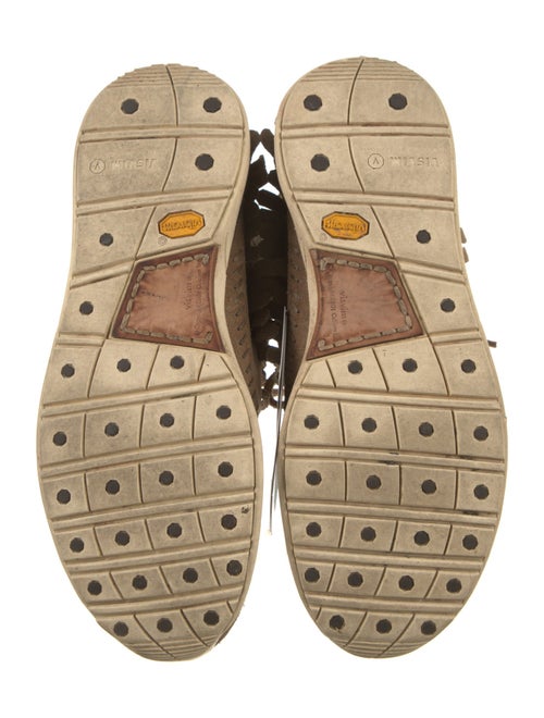 Visvim Suede Beaded Accents Lace-Up Boots