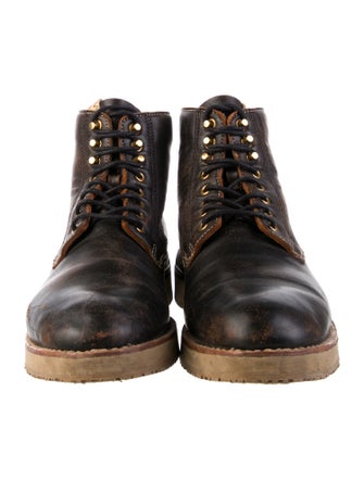 Visvim Leather Combat Boots
