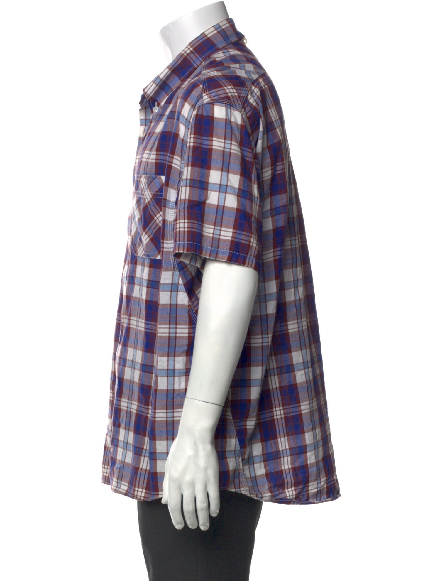 Visvim Plaid Print Short Sleeve Shirt