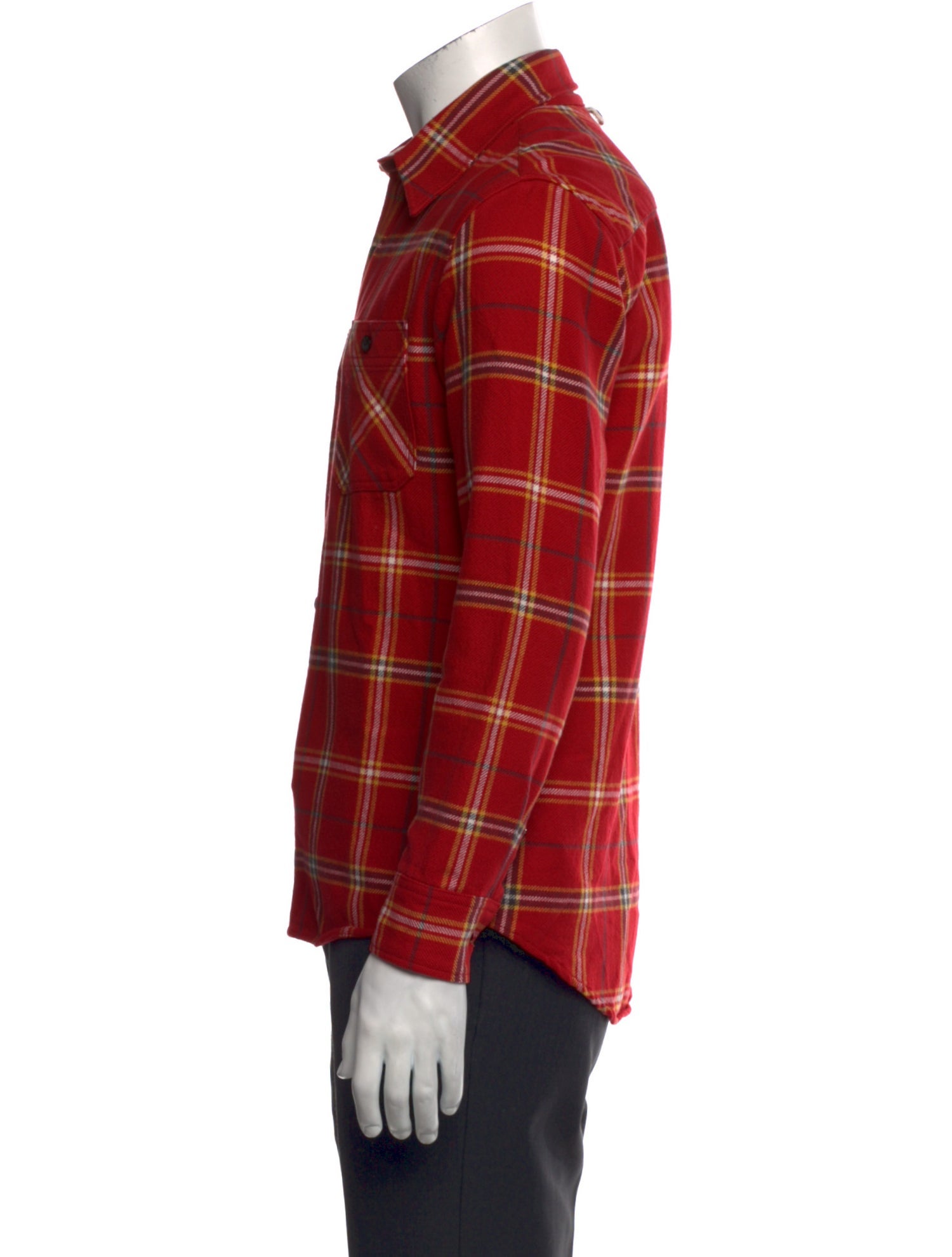 Visvim Plaid Print Long Sleeve Shirt