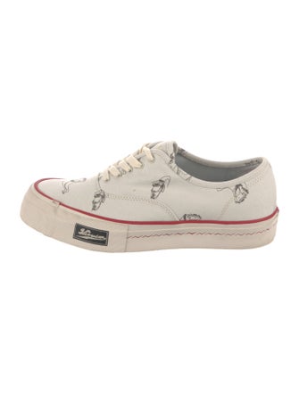 Visvim Canvas Printed Sneakers