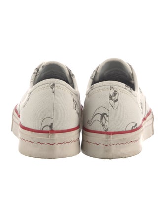 Visvim Canvas Printed Sneakers