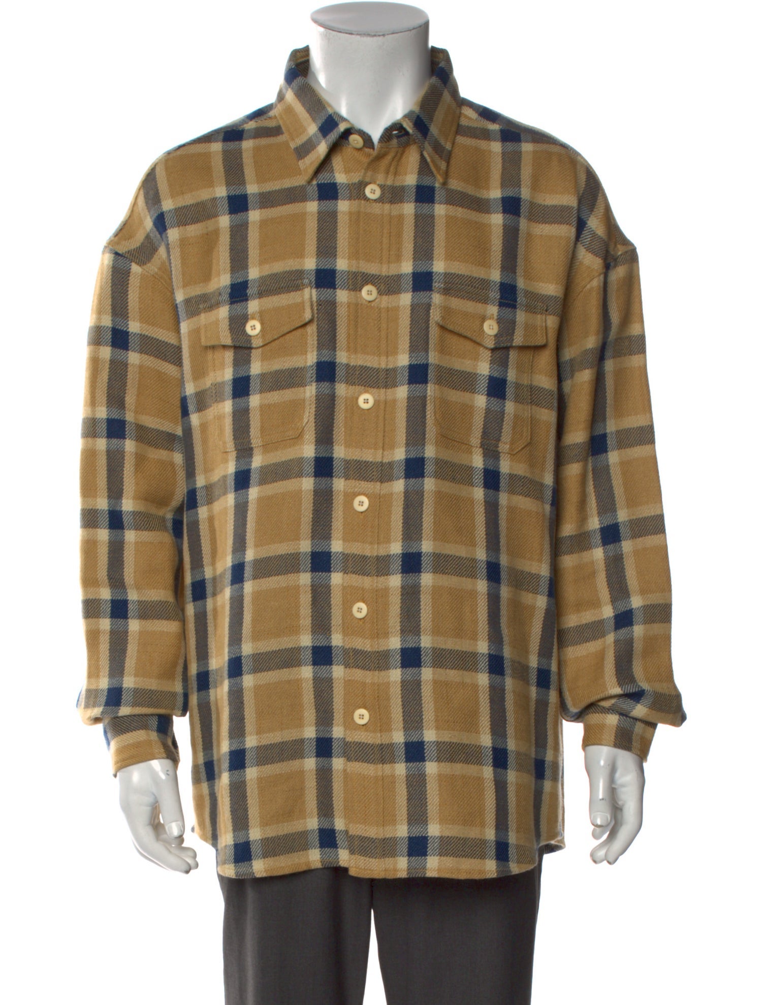 Visvim Linen Plaid Print Shirt