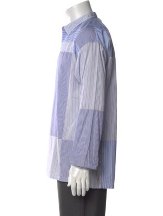 Visvim Striped Long Sleeve Tuxedo Shirt