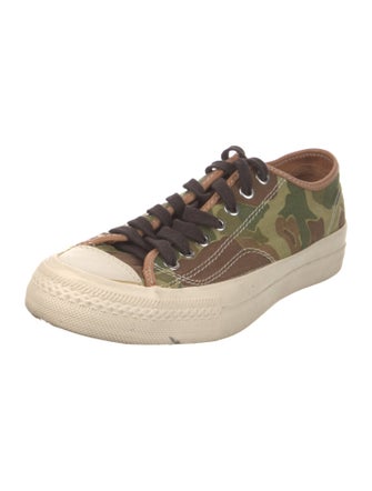 Visvim Canvas Camouflage Print Sneakers