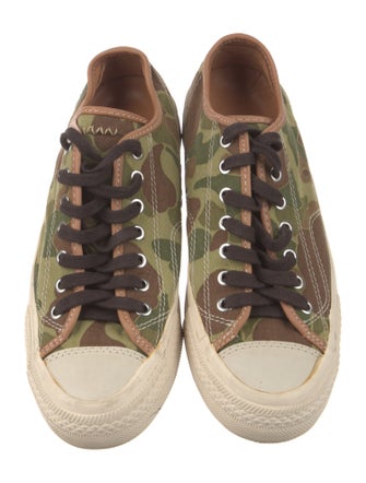 Visvim Canvas Camouflage Print Sneakers