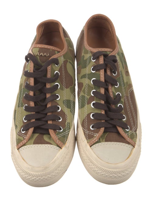 Visvim Canvas Camouflage Print Sneakers