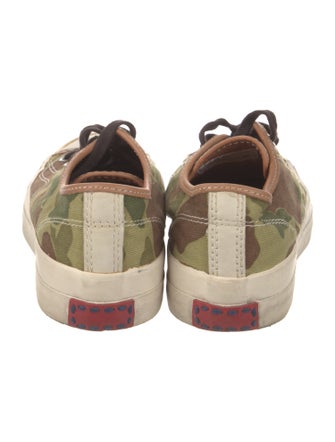 Visvim Canvas Camouflage Print Sneakers