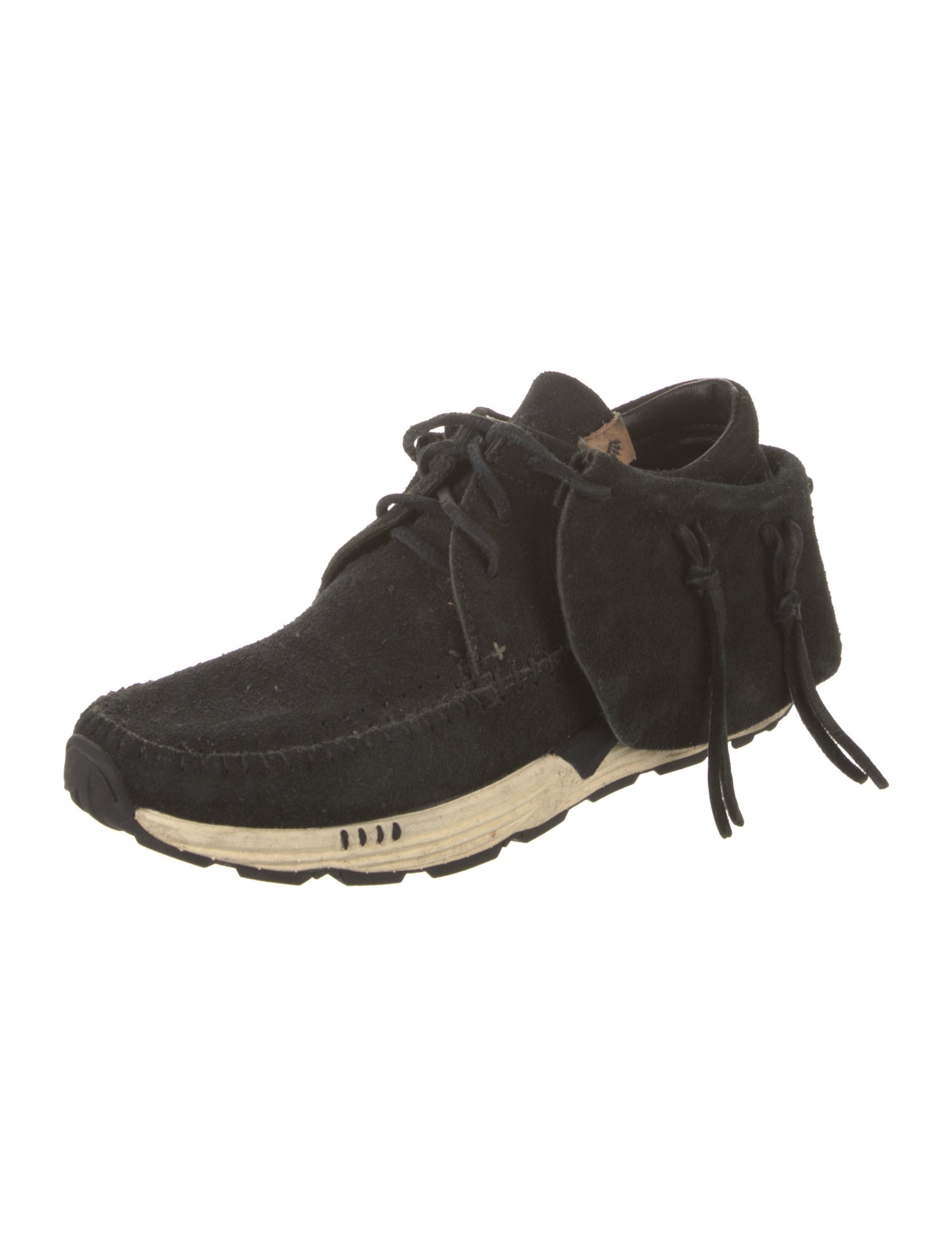 Visvim Ponyhair Whipstitch Trim Sneakers