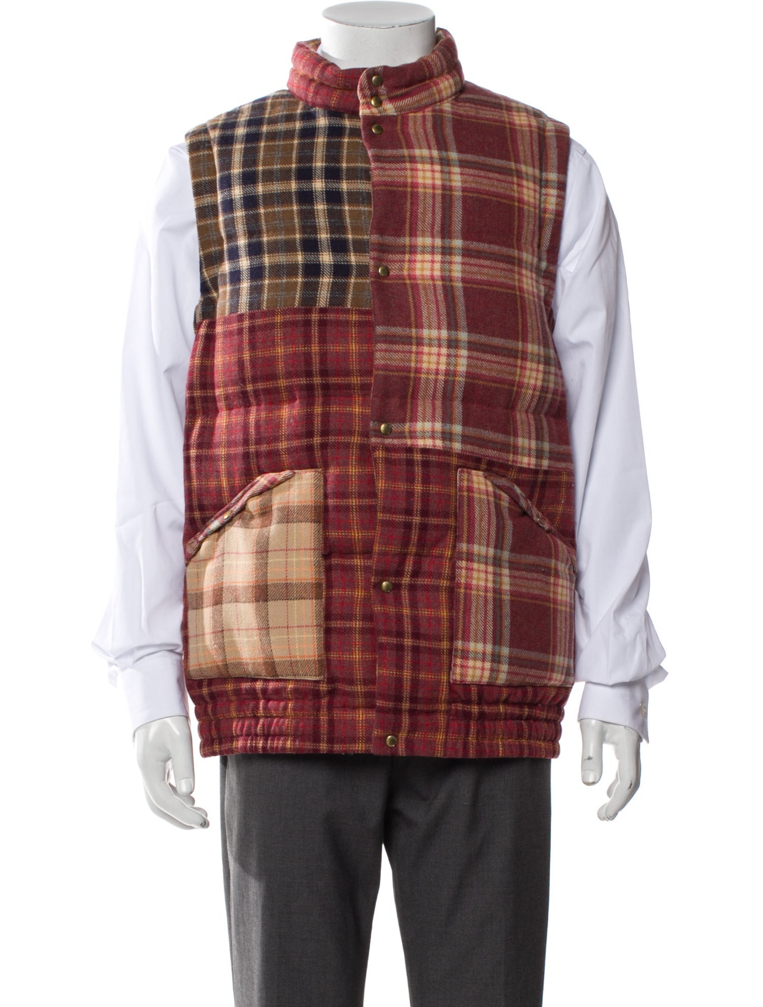 Visvim Patchwork Wool Vest