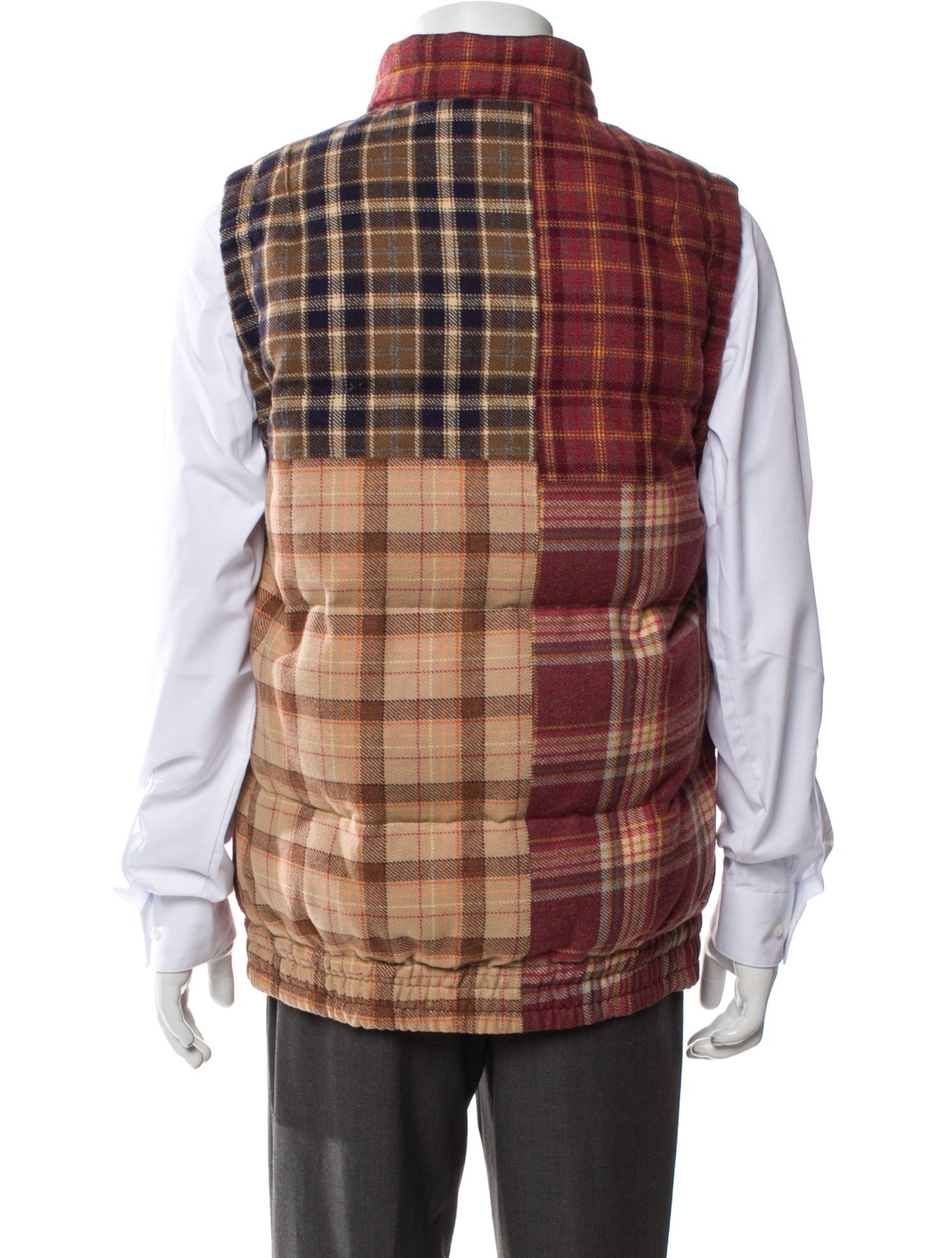 Patchwork Wool Vest
