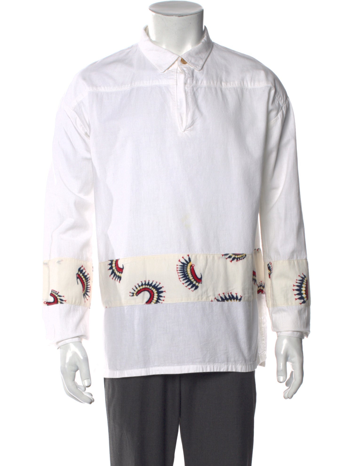 Visvim Graphic Print Long Sleeve Shirt
