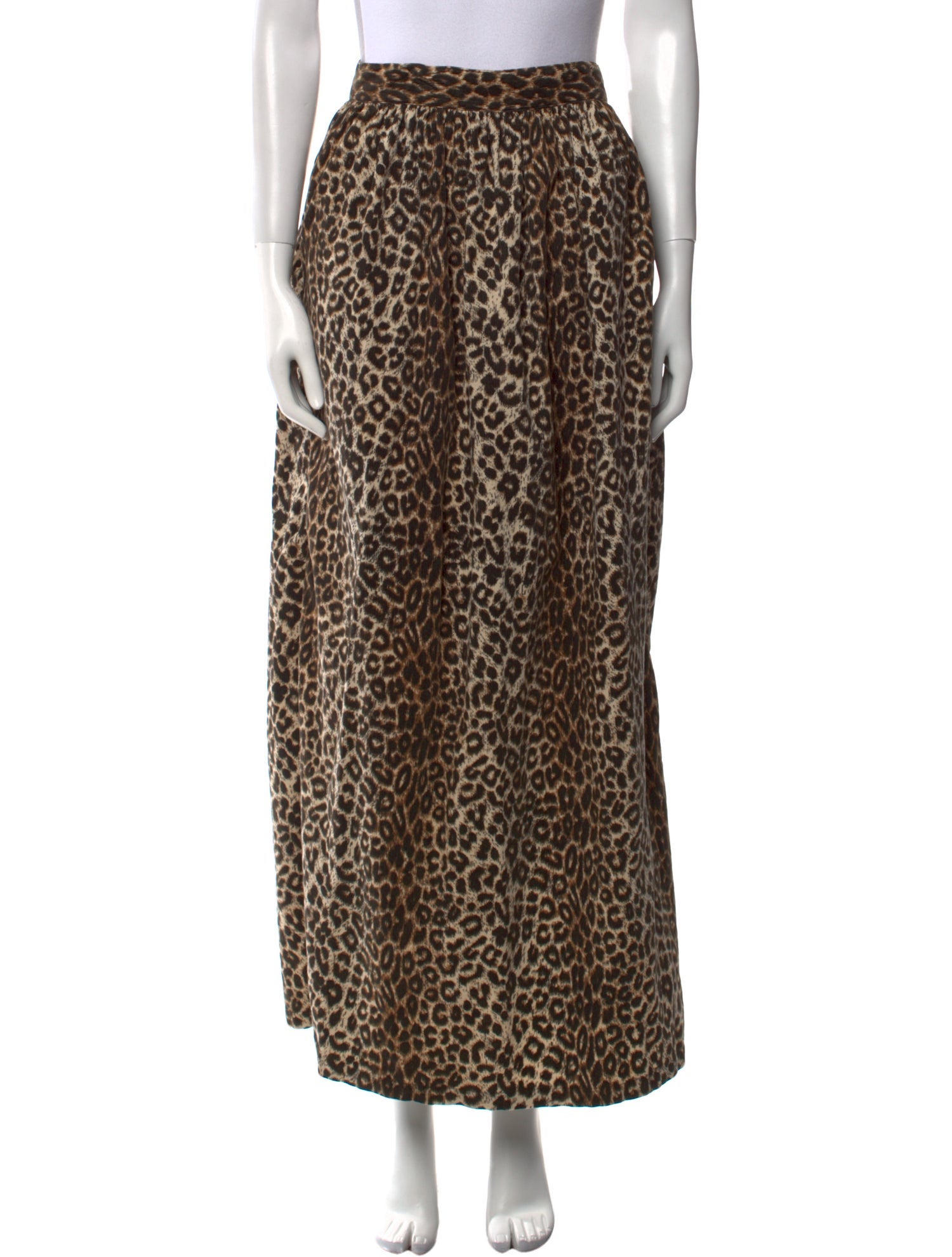 WMV Visvim Animal Print Long Skirt