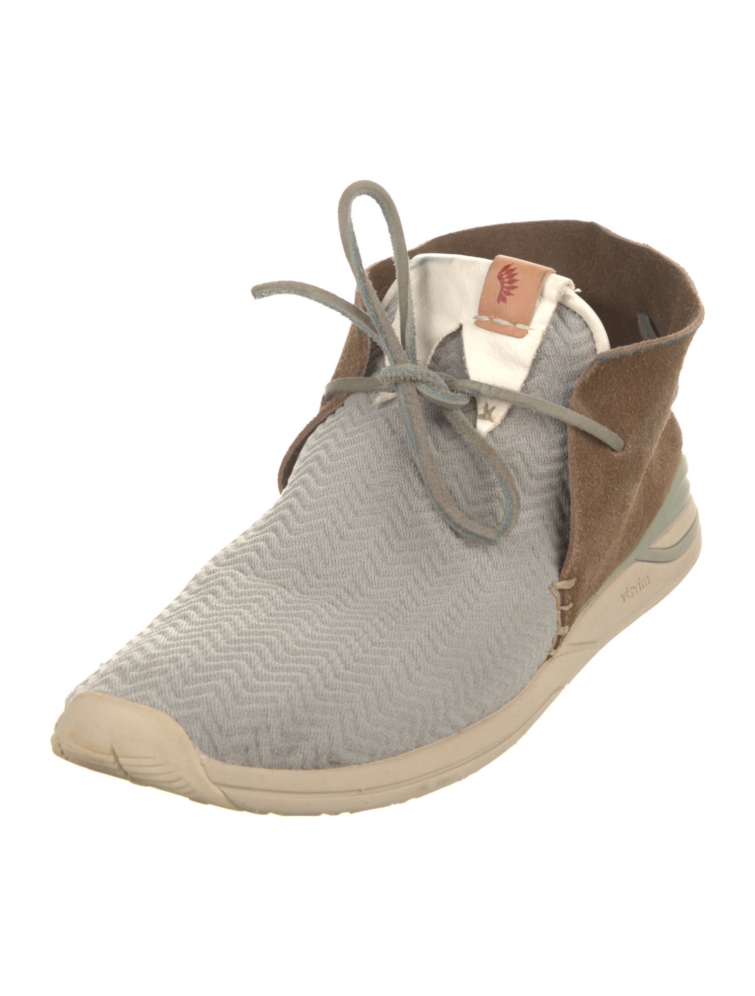 Visvim Suede Colorblock Pattern Sneakers