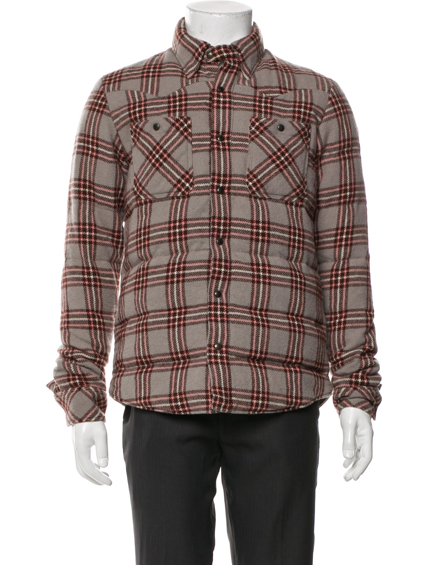 Visvim 2013 Padded Flannel Overshirt Peacoat