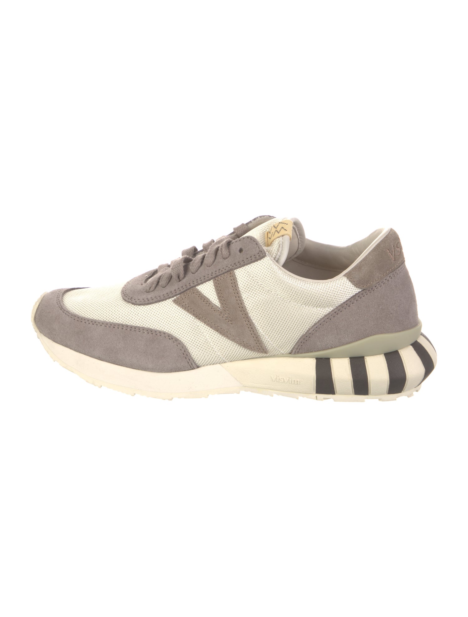 Visvim Suede Colorblock Pattern Sneakers