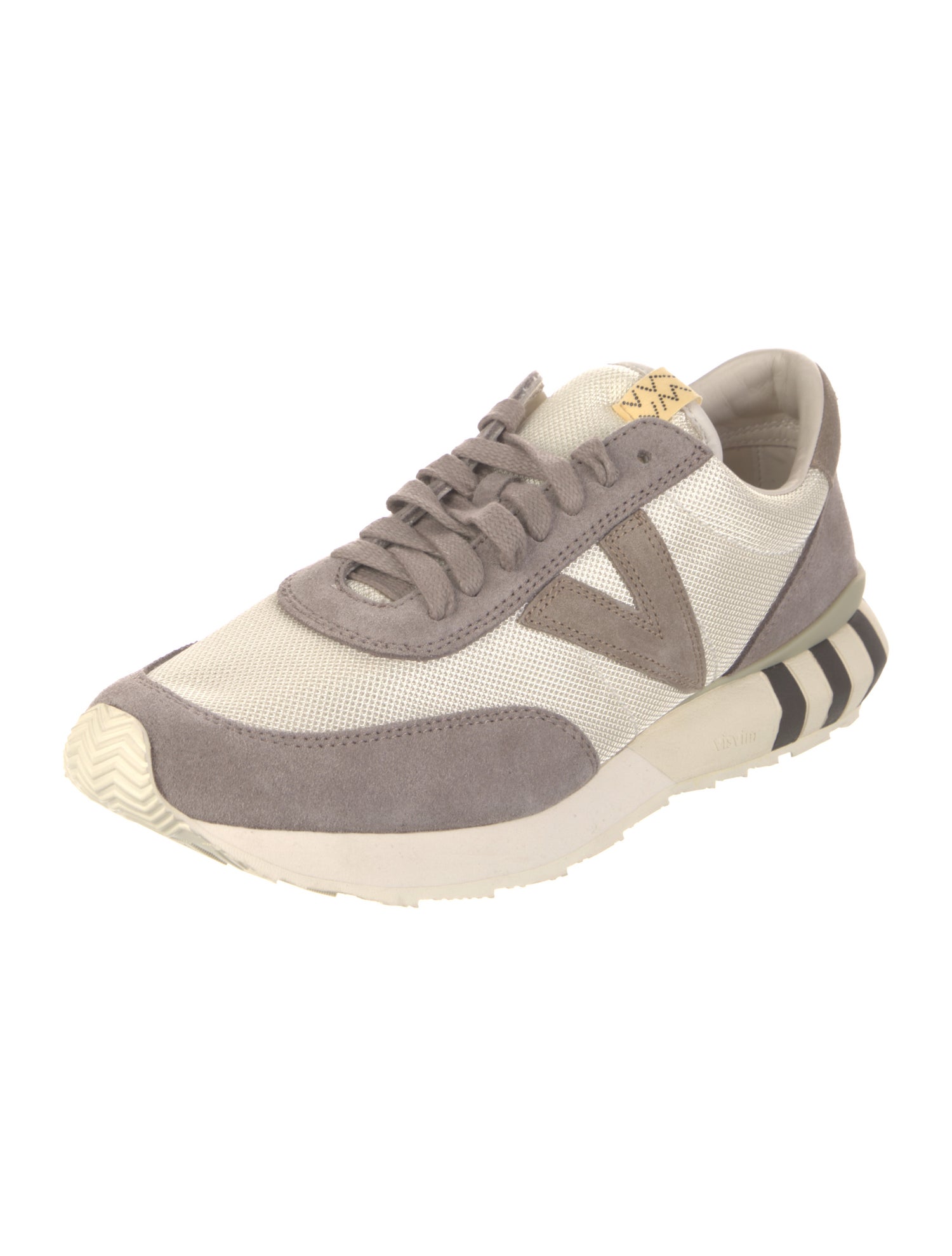 Visvim Suede Colorblock Pattern Sneakers