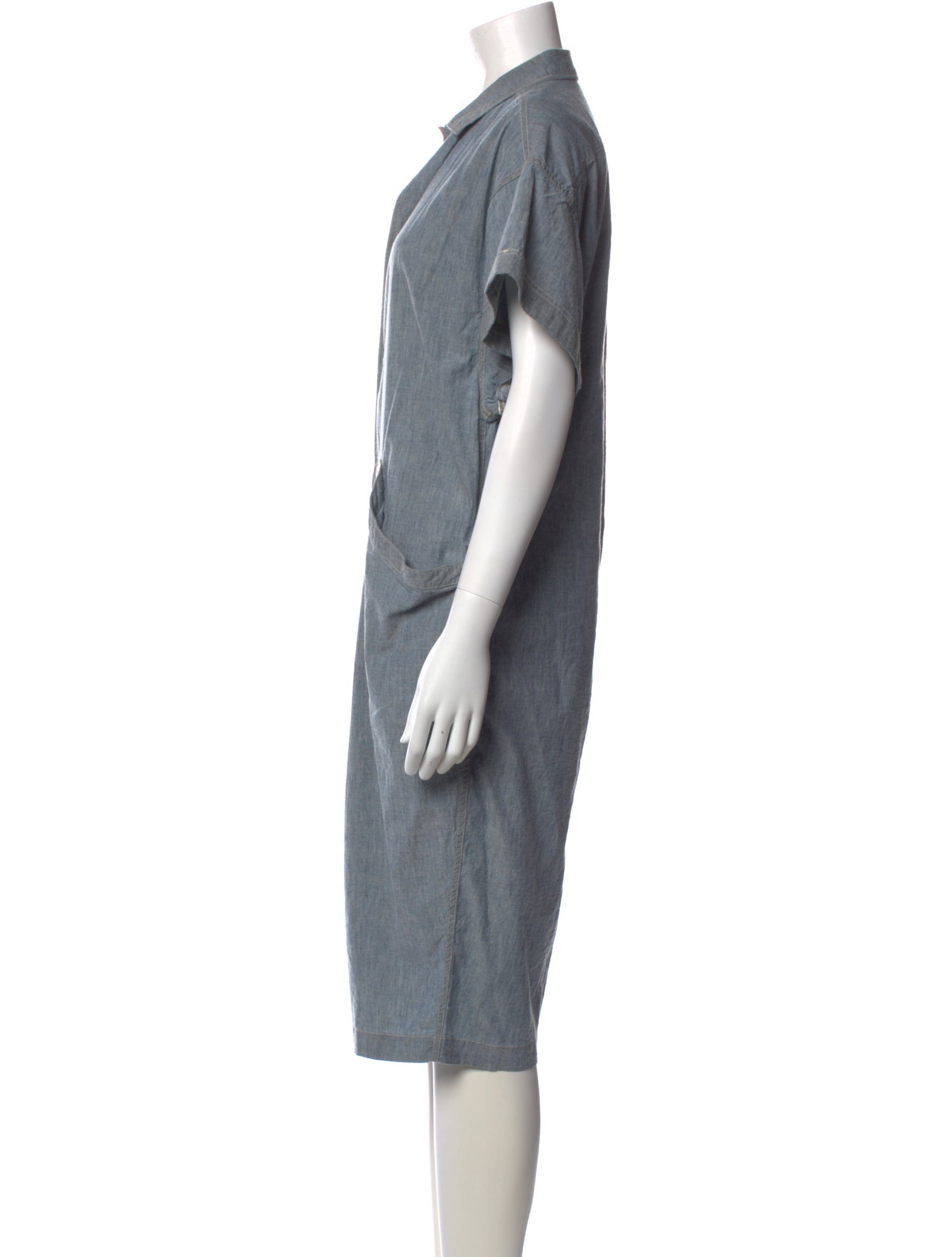 Visvim Denim Midi Length Dress