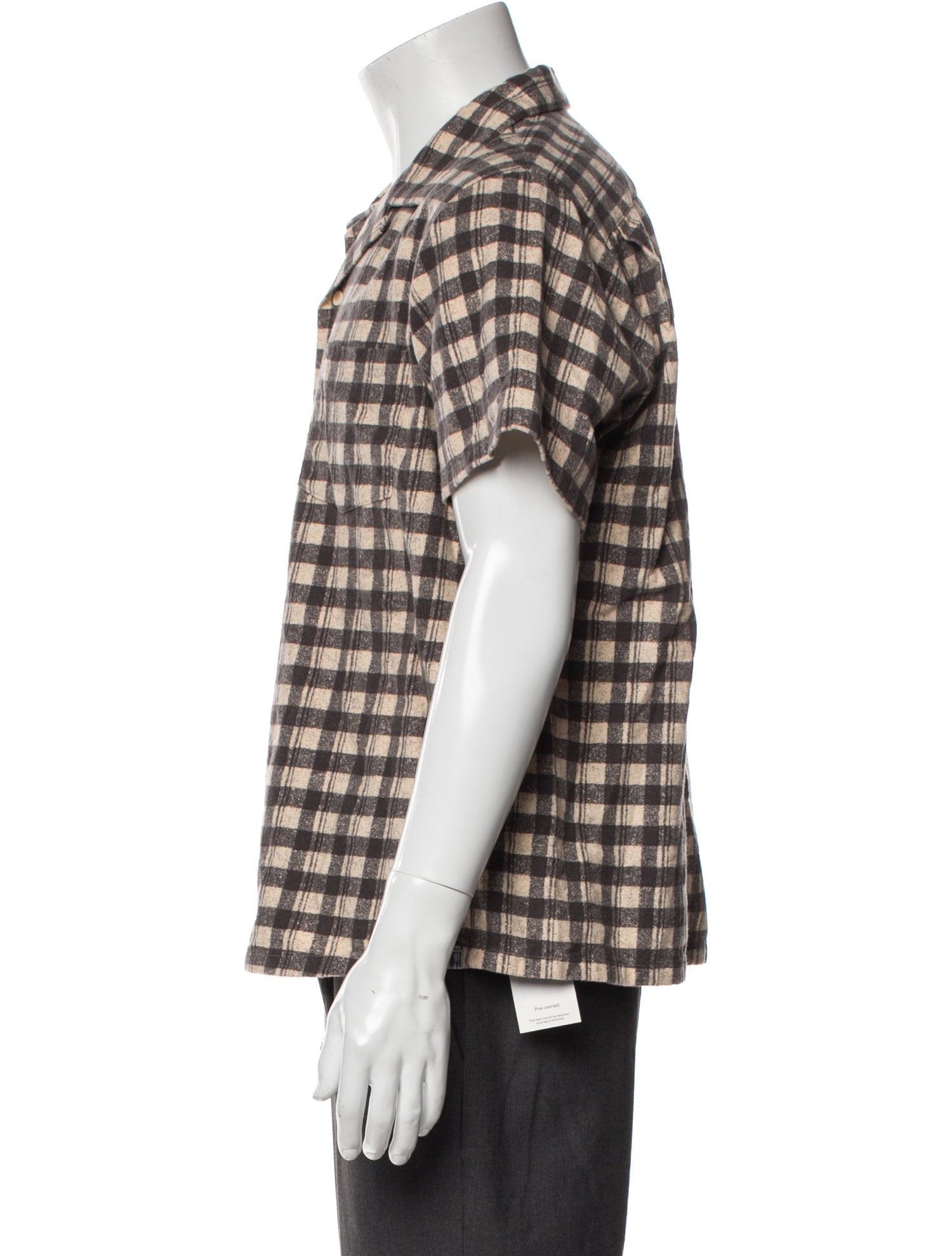 Visvim Plaid Print Short Sleeve Shirt