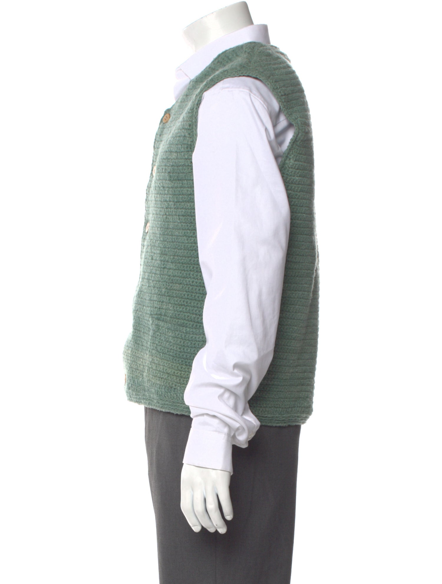 Visvim Wool V-Neck Sweater Vest