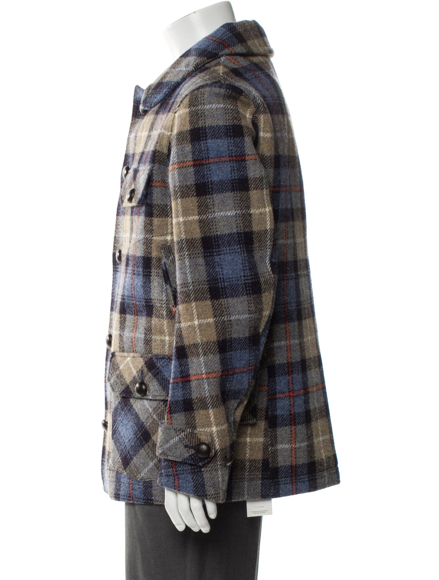 Visvim Harris Tweed Gore-tex Wool Coat