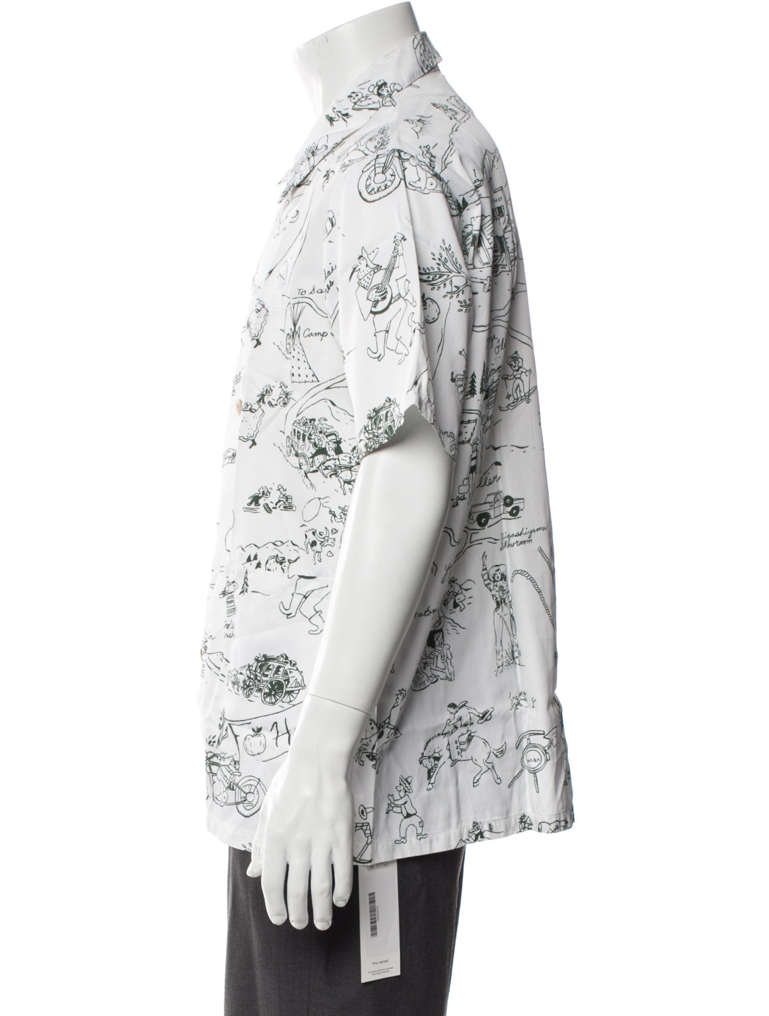 Visvim Duke Shirt S/S Village Graphic Print Shirt