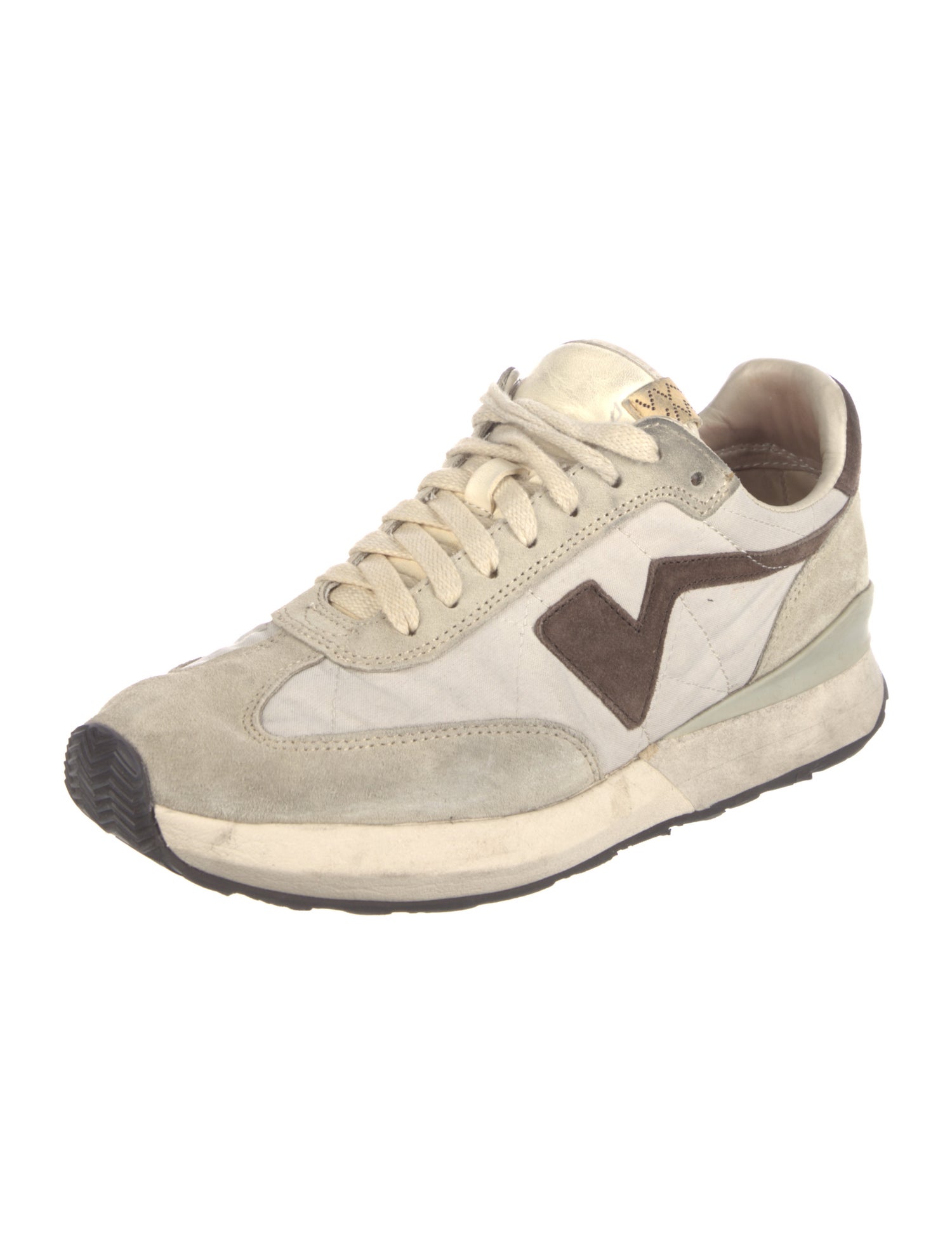 Visvim Suede Printed Athletic Sneakers